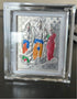 Pure Silver Foil Ram Parivar Picture Frame
